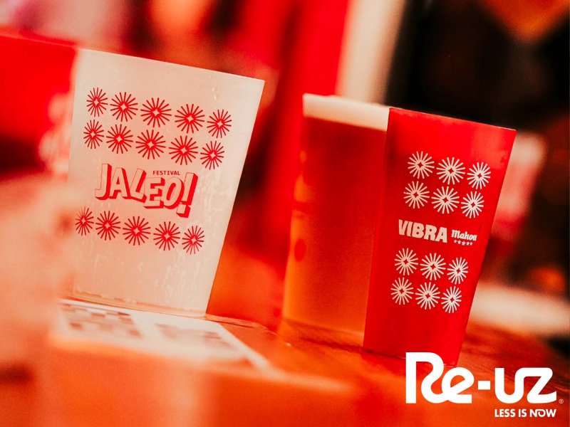 Jaleo! jaialdia edalontzi berrerabilgarrien erabilerarekin estreinatuko da!