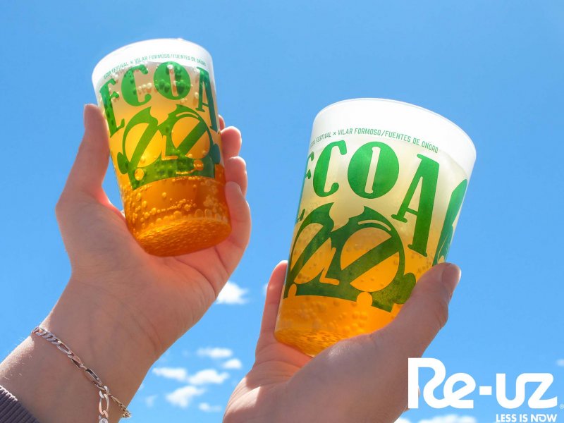 ECOA, el primer festival transfronterer d'Europa, amb gots reutilitzables 