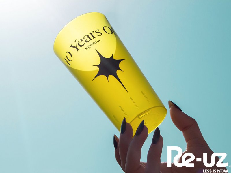 Moninga celebra 10 anys d'impacte amb els gots reutilitzables