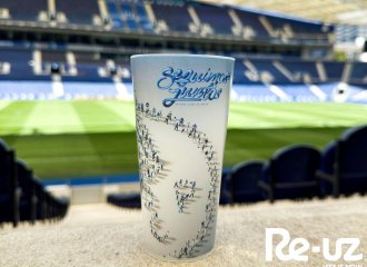 Estadi Dragão de Porto amb l'ús dels gots reutilitzables